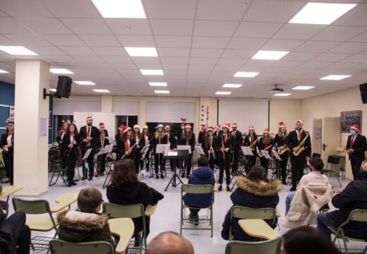 A Banda de Música Isabel II de Touro, protagonista do Festival de Nadal de Touro